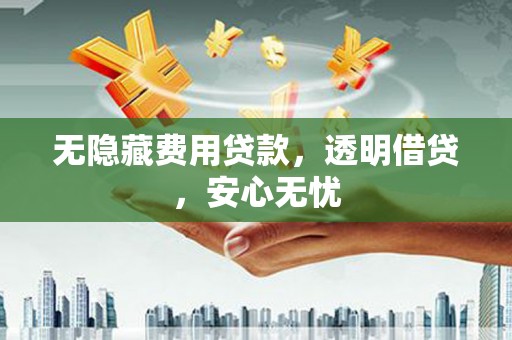 洞头无隐藏费用贷款，透明借贷，安心无忧