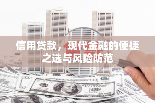 洞头信用贷款，现代金融的便捷之选与风险防范