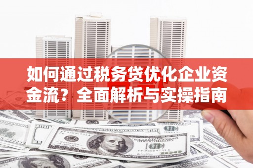 洞头如何通过税务贷优化企业资金流？全面解析与实操指南
