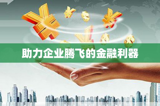 洞头助力企业腾飞的金融利器