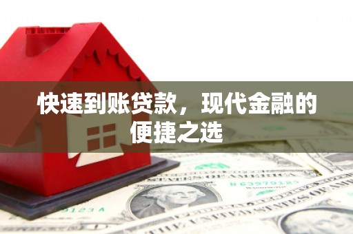 洞头快速到账贷款，现代金融的便捷之选