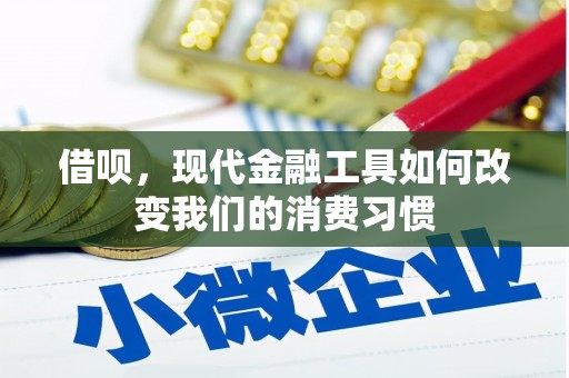 洞头借呗，现代金融工具如何改变我们的消费习惯