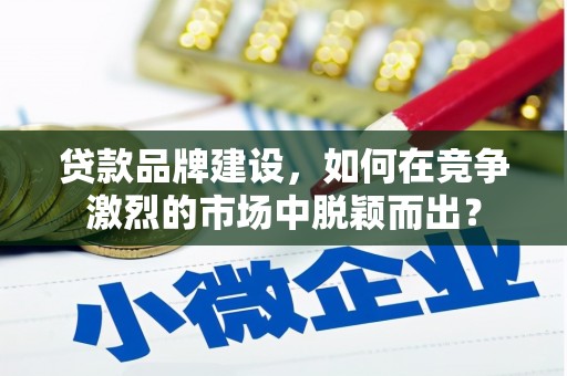 洞头贷款品牌建设，如何在竞争激烈的市场中脱颖而出？