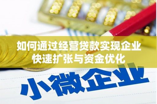 洞头如何通过经营贷款实现企业快速扩张与资金优化