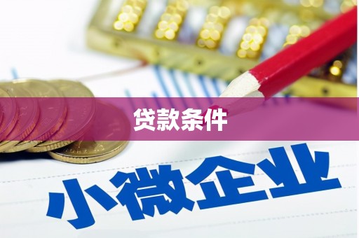 洞头贷款条件
