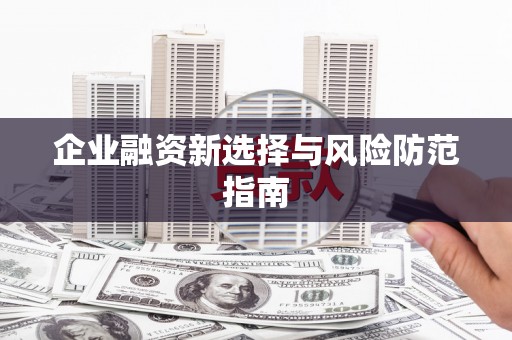 洞头企业融资新选择与风险防范指南