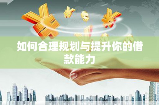 洞头如何合理规划与提升你的借款能力